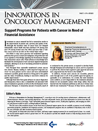 Innovations in Oncology Management, Part 1