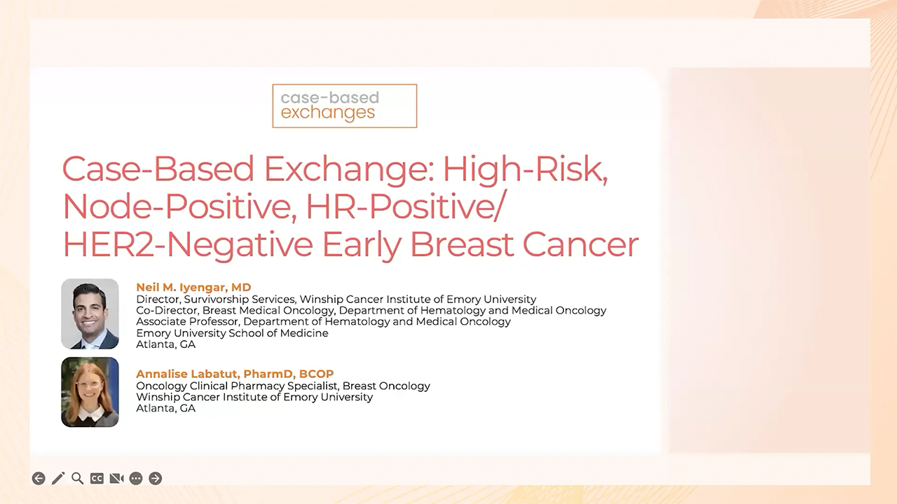 High-Risk, Node-Positive, HR-Positive/HER2-Negative Early Breast Cancer